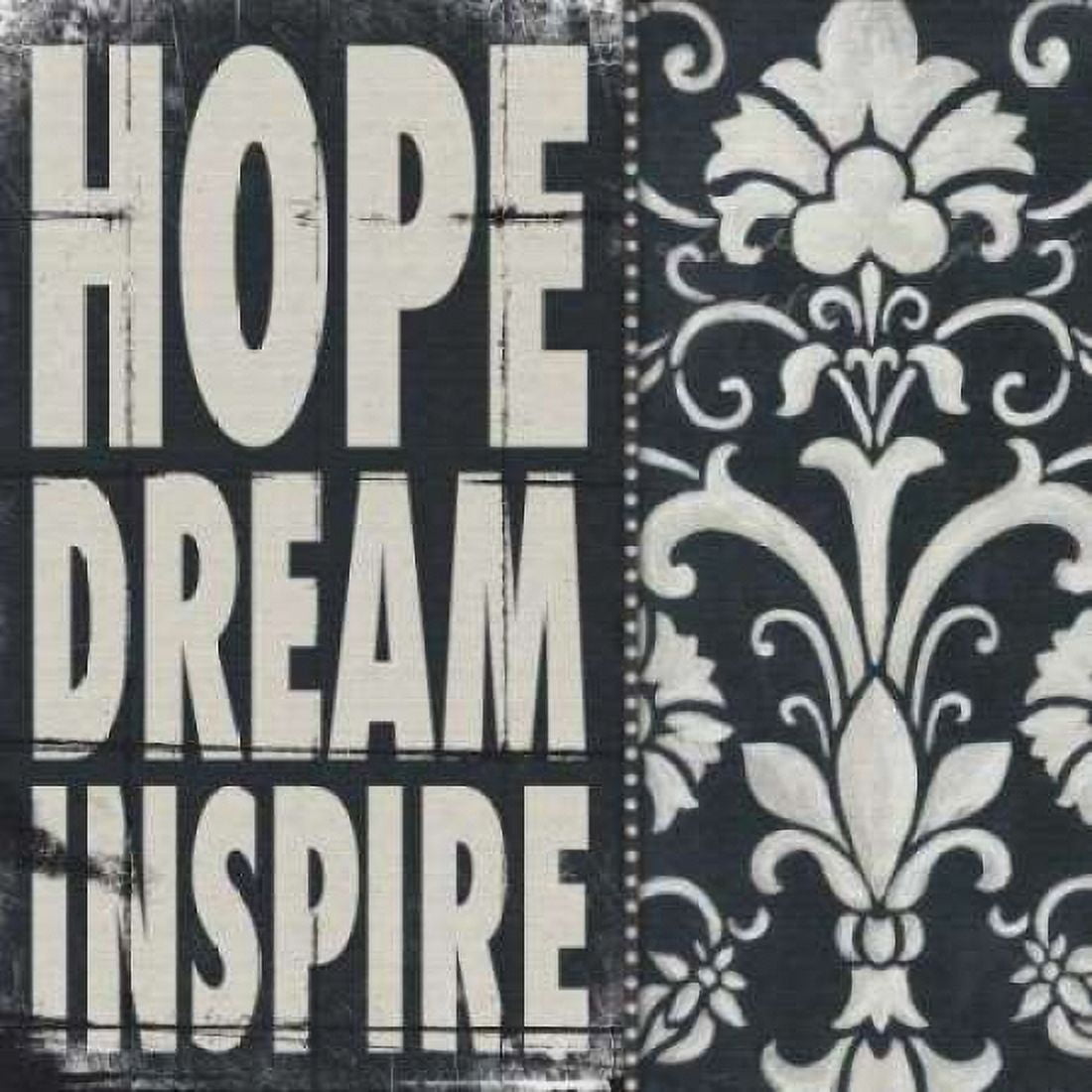 Hope Dream Inspire Canvas Art - Stephanie Marrott (24 x 24)