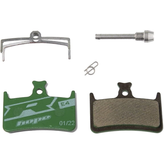 Hope E4 Brake Pads - Racing Organic Compound, Fits E4, RX4+, RX4-SH, Mono M4, Pair