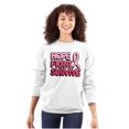 thumbnail image 1 of Hope Fight Survive Breast Cancer Women Crewneck Sweatshirt Brisco Brands S, 1 of 6