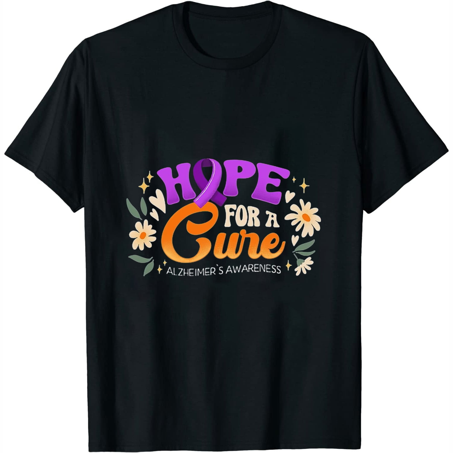 Hope For A Cure Alzheimer Awareness Shirt T-Shirt Hope For A Cure Alzheimer Awareness Shirt T-Shirt