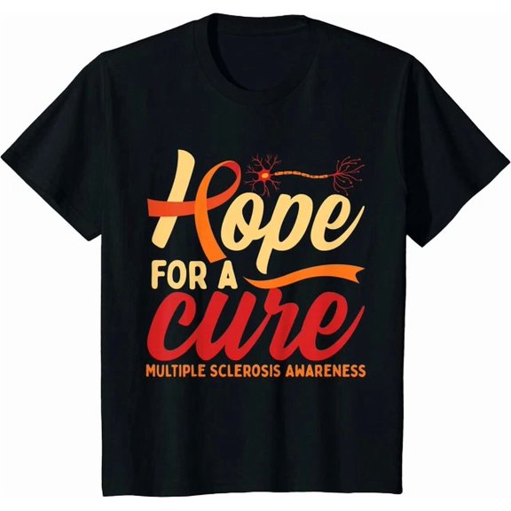 Hope For A Cure Ms Multiple Sclerosis Awareness Unisex S-5XL T-Shirt
