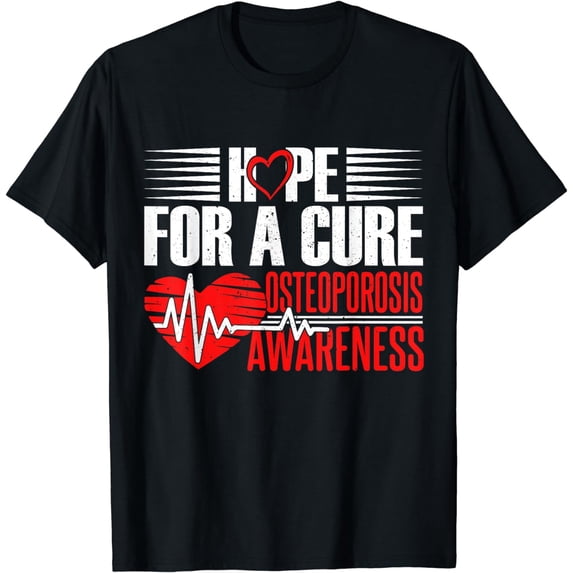 Hope For Cure Osteoporosis Awareness, Osteoporosis Awareness T-Shirt