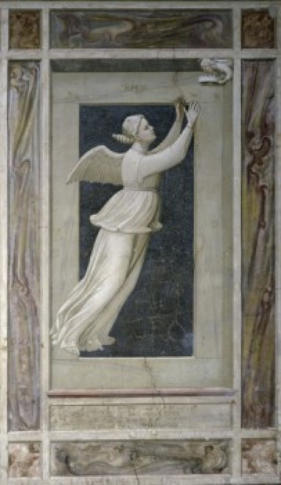 Hope Giotto di Bondone (c 1266-1337Florentine) Fresco Arena Chapel Cappella degli Scrovegni Padua Canvas Art - Giotto di Bondone (18 x 24)