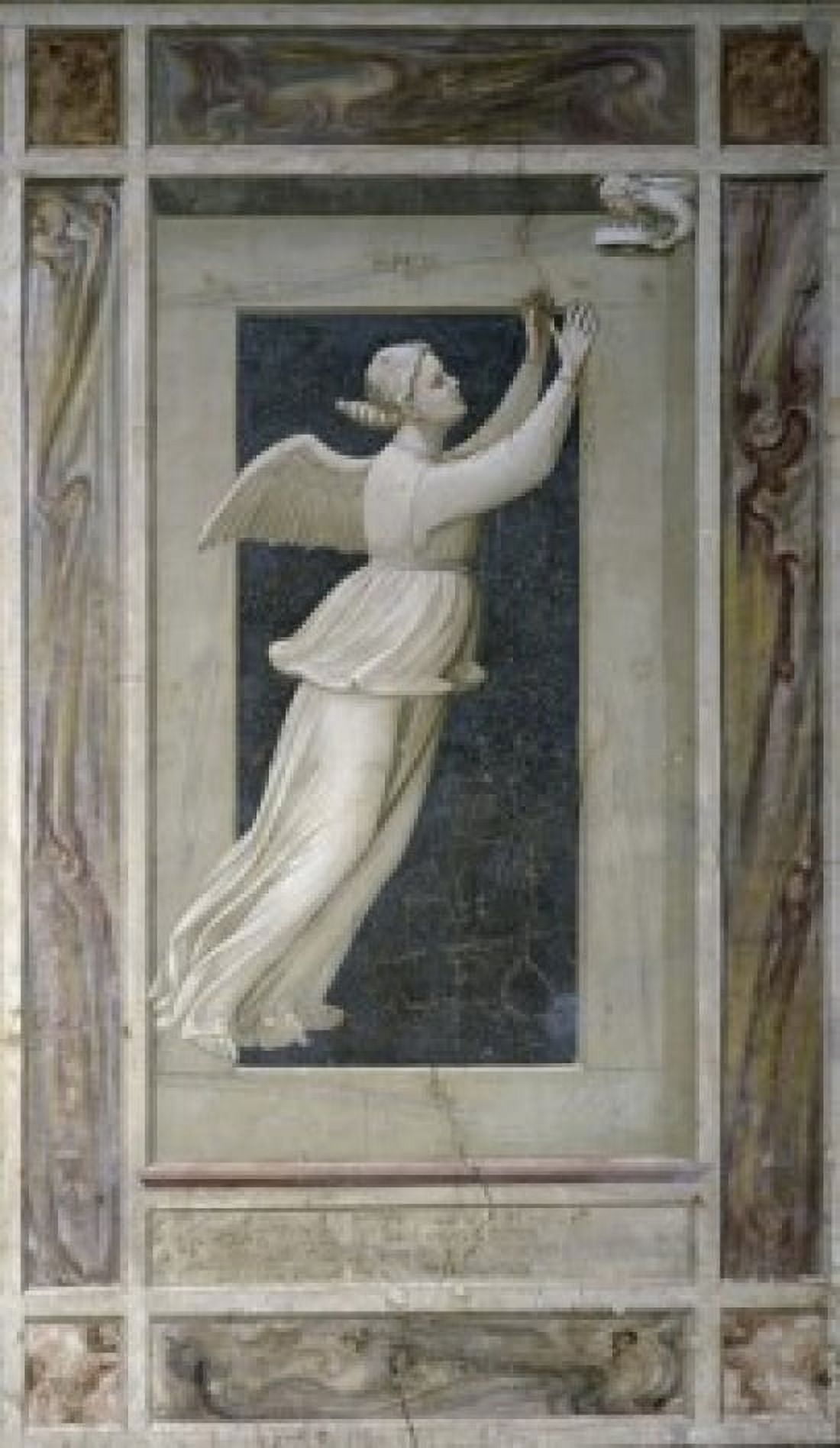 Hope Giotto di Bondone (c 1266-1337Florentine) Fresco Arena Chapel Cappella degli Scrovegni Padua Canvas Art - Giotto di Bondone (24 x 36)
