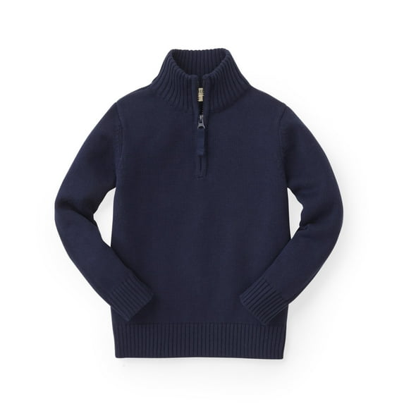 Hope & Henry Boys' Half Zip Pullover Sweater