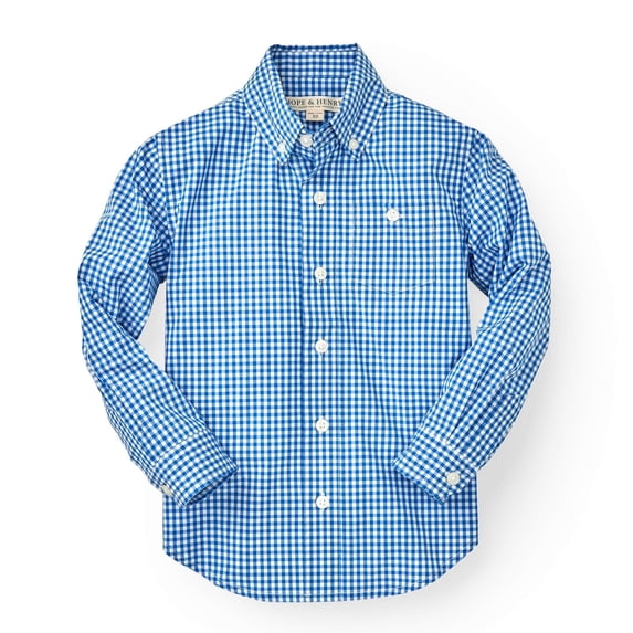 Hope & Henry Boys' Poplin Button Down Shirt