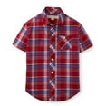 thumbnail image 1 of Hope & Henry Boys' Poplin Short Sleeve Button Down Shirt, 1 of 3