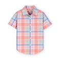 thumbnail image 1 of Hope & Henry Boys' Stretch Poplin Short Sleeve Button Down Shirt, 1 of 3
