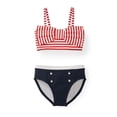 thumbnail image 1 of Hope & Henry Girls' Bow Front Bikini Swim Set, 1 of 3