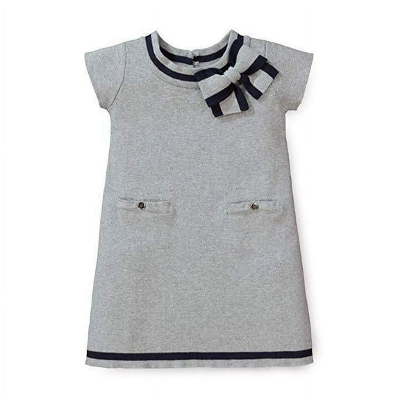Hope & Henry Girls' Milano Tipped Sweater Dress