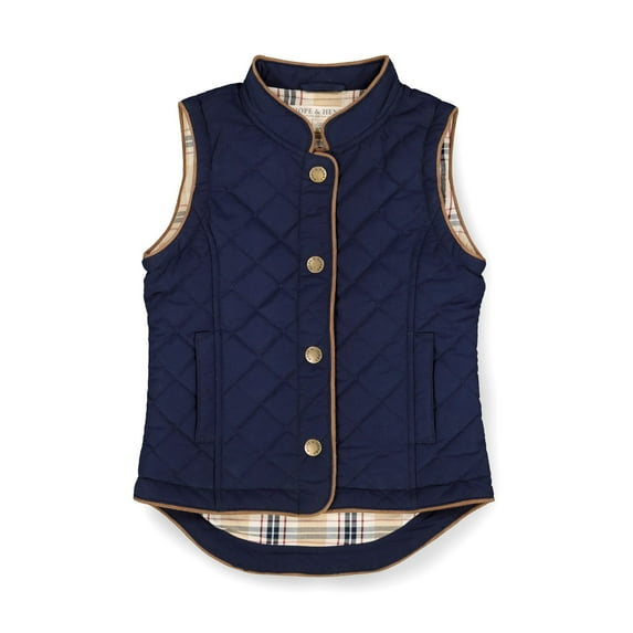 Hope & Henry Girls' Quilted Riding Vest