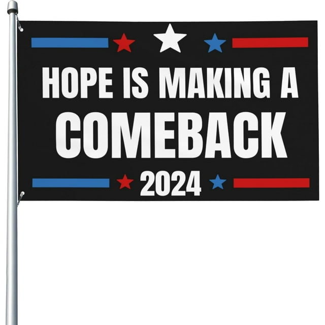 Hope Is Making A Comeback Hat Harris Waltz 2024 3x5 Ft Garden Banner