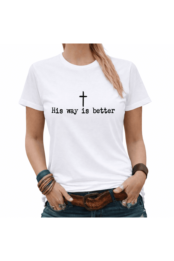 Hope Isaiah 40:31 Christian Scripture Graphic Tees Womans Tshirt Shirts White/Black S-5XL Tops