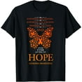 thumbnail image 1 of Hope Leukemia Awareness Orange Ribbon T-Shirt, 1 of 4
