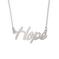 thumbnail image 1 of Hope Name Pendant Necklace Stainless Steel Jewelry Valentine Gift, 1 of 3