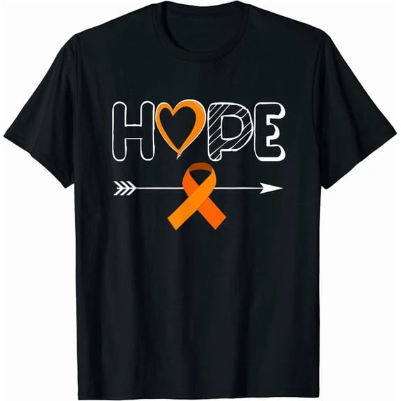 Hope Orange Ribbon Multiple Sclerosis Awareness Shirt Unisex S-5XL T-Shirt, Unisex T-Shirt
