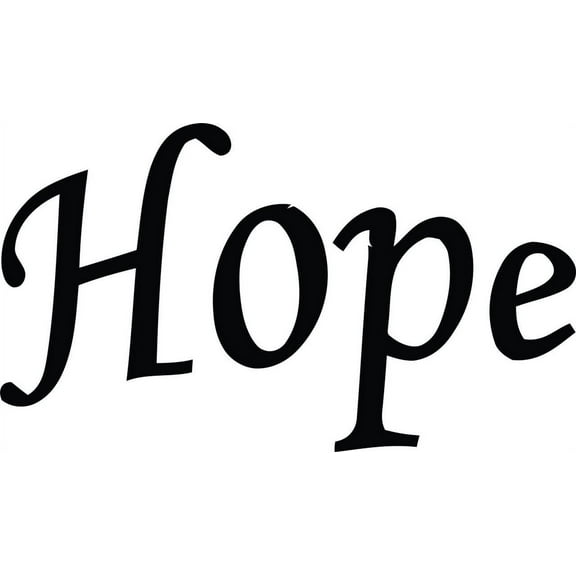Hope Picture Art – Living Room – Home Decor Sticker Vinyl Wall Decal