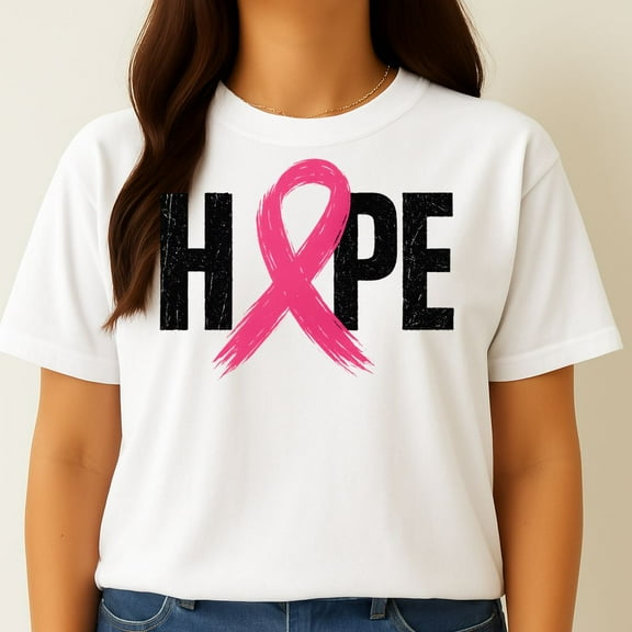 Hope Pink Ribbon Awareness Women's T-Shirt