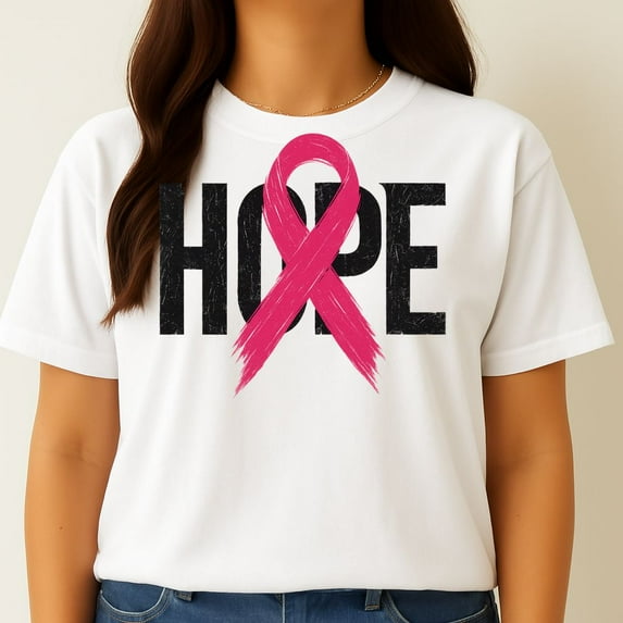 Hope Pink Ribbon Awareness Women's T-Shirt