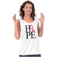 thumbnail image 1 of Hope Pink Ribbon Breast Cancer BCA Womens Plus Size Graphic Tank Top Brisco Brands 3X, 1 of 5