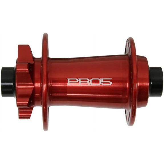 Hope Pro 5 Front Hub - 15 x 110mm, 6-Bolt, Red, 28H