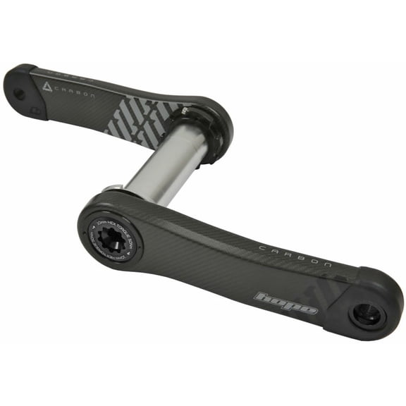 Hope RX Carbon Crankset (68mm), 165mm, Black NLS