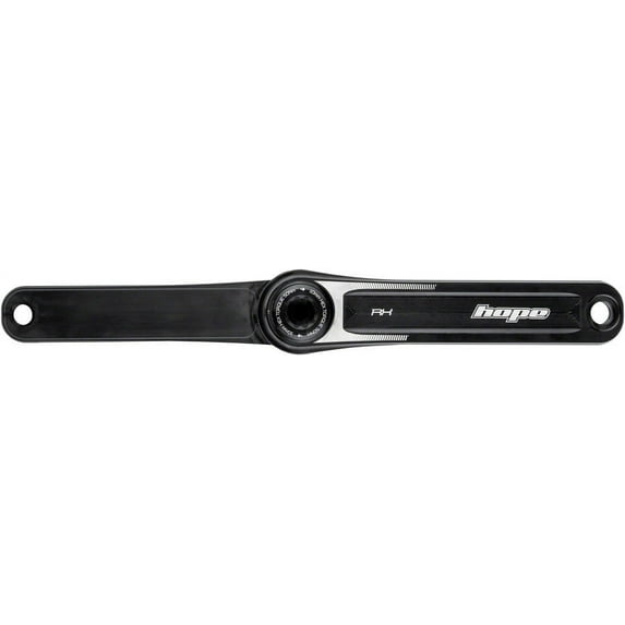 Hope RX Wide Crankset - 175mm, 30mm Spindle, Hope Direct Mount, Road Wide, Black