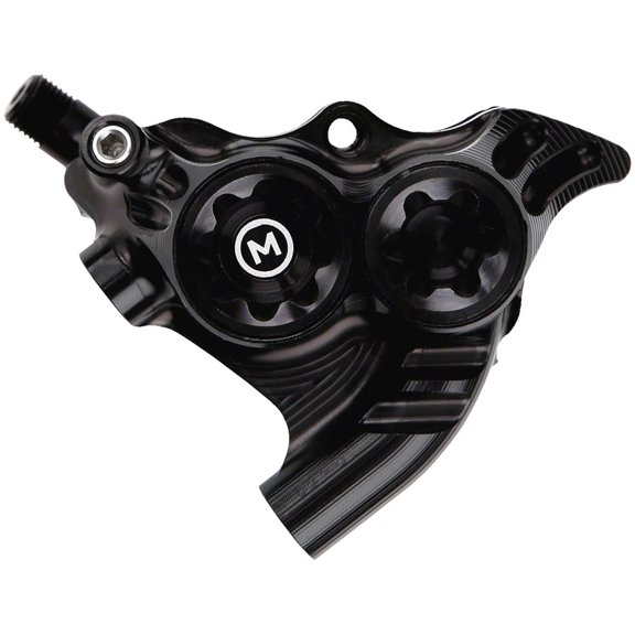 Hope RX4+ Disc Brake Caliper - Rear Flat Mount Direct, +20mm, Mineral Oil Type, Black
