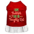 thumbnail image 1 of Hope Rudolph Eats Naughty List Screen Print Dog Dress, 1 of 2