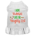 thumbnail image 1 of Christmas Pet Dog  Cat Dress Screen Printed, "I Hope Rudolph Eats The Naughty List", 1 of 10
