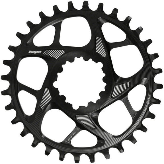 Hope Spiderless Retainer Chainring - 32t, SRAM Direct Mount, 3mm Offset, R22, Black