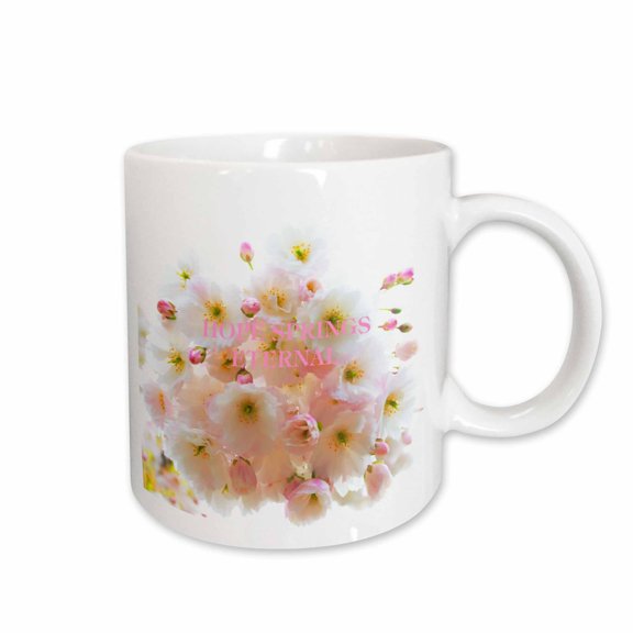 3drose, Hope Springs Eternal on a Spring Bouquet, 11oz Mug