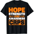 thumbnail image 1 of Hope Strength And Awareness CRPS Awareness T-Shirt, 1 of 4