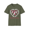thumbnail image 1 of Hope Support Love Breast Cancer Awareness Month Pink Ribbon TShirt, 1 of 4