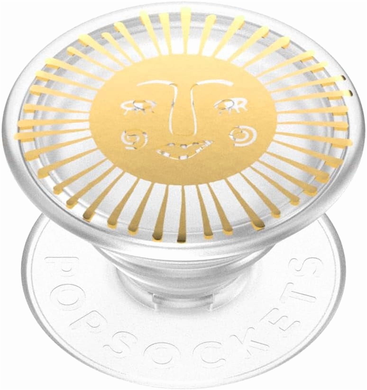 PopSockets Adhesive Phone Grip, Holder, Phone Stand, Yellow - Sun Goddess