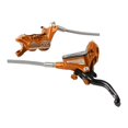 thumbnail image 1 of Hope Tech 3 V4 Disc Brake and Lever - Front, Hydraulic, Post Mount, Orange, 1 of 1