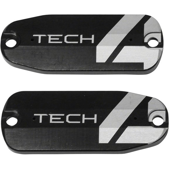 Hope Tech 4 Brake Lever Reservoir Lid - Black, Pair