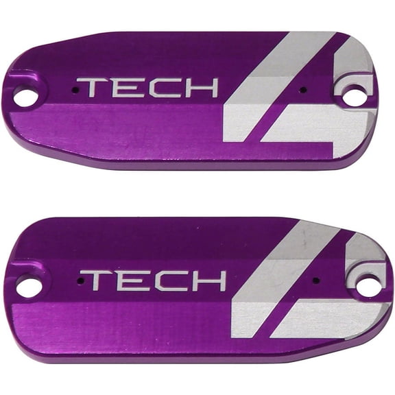 Hope Tech 4 Brake Lever Reservoir Lid - Purple, Pair