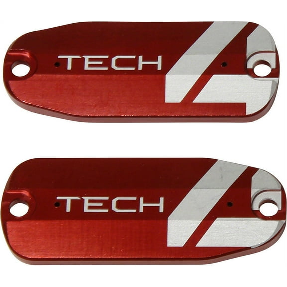 Hope Tech 4 Brake Lever Reservoir Lid - Red, Pair