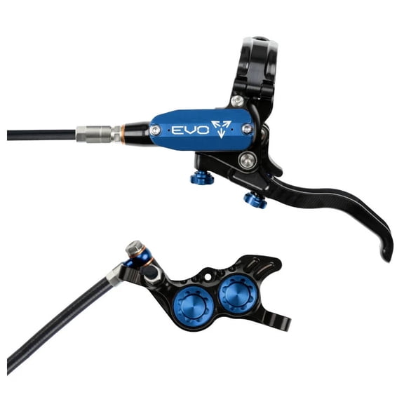 Hope Tech 4 Evo GR4 Disc Brake, Left/Front, 74mm, Blck/Blue