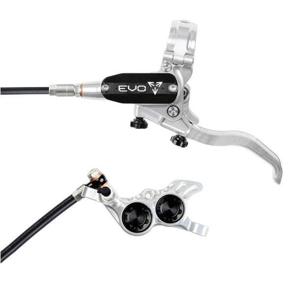 Hope Tech 4 Evo GR4 Disc Brake, Left/Front, 74mm, Silv/Blk