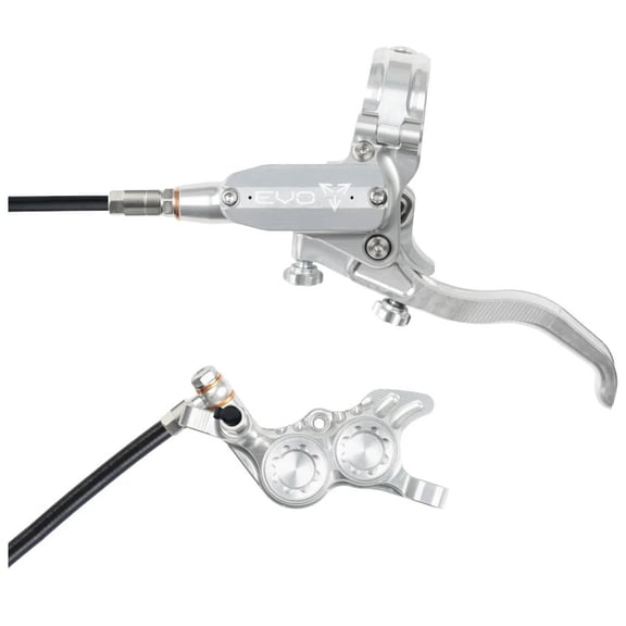 Hope Tech 4 Evo GR4 Disc Brake, Left/Front, 74mm, Silver