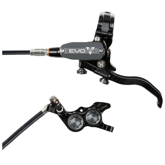 Hope Tech 4 Evo GR4 Disc Brake, Right/Rear, 74mm, Blk/Smk
