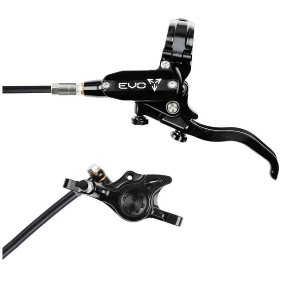 Hope Tech 4 Evo X2 Disc Brake, Left/Front, 74mm, Black