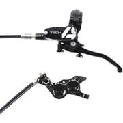 Hope Tech 4 V4 Disc Brake and Lever Set - Front, Hydraulic, Post Mount, Black
