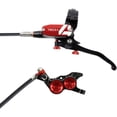 thumbnail image 1 of Hope Tech 4 V4 Disc Brake and Lever Set - Rear, Hydraulic, Post Mount, Red, 1 of 2