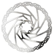 Hope V4 220mm 2.3mm Thick 6-Bolt Disc Rotor, Silver, Fixed Mount