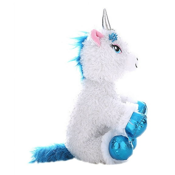 Hope The Winter Unicorn 8 Inch Halloween Plush Toy with Removable Spooky Sound ModuleCreepy Eerie Noises & "Happy Halloween" Voice Perfect for Halloween Decor, Trick-or-Treat Gifts & Props