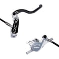 thumbnail image 1 of Hope XCR Pro X2 Disc Brake and Lever Set - Rear, Hydraulic, Post Mount, Silver, 1 of 3