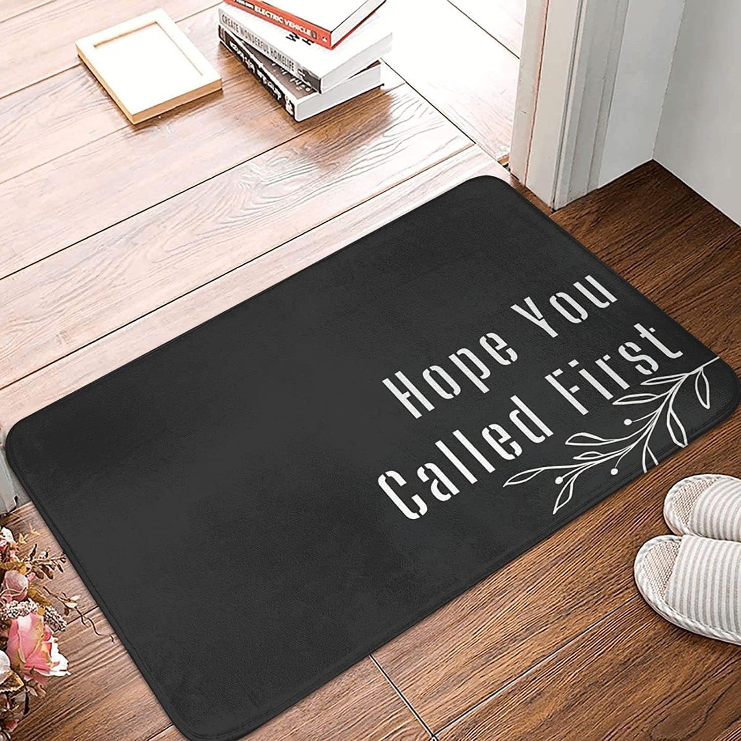Hope You Called First Welcome Doormats for Front Door Indoor Entrance ...